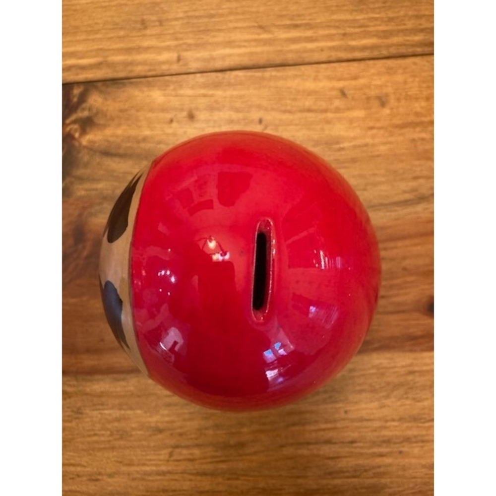 Ceramic Japanese Daruma‎ Figurine Coin Bank Good Luck Gift - Picture 4 of 7